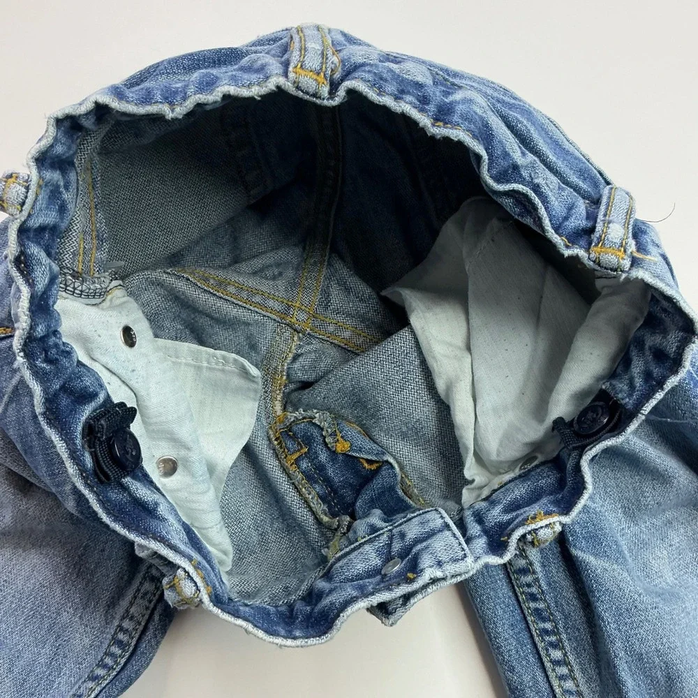 Gap Blue Jeans Kids 10 Regular 1969 Original Straight Leg Adjustable Waist